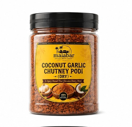Coconut Garlic chutney podi